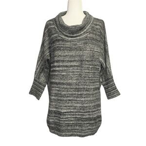 ANTHROPOLOGIE Field and Flower Stripes Knitted Cowl Neck Sweater